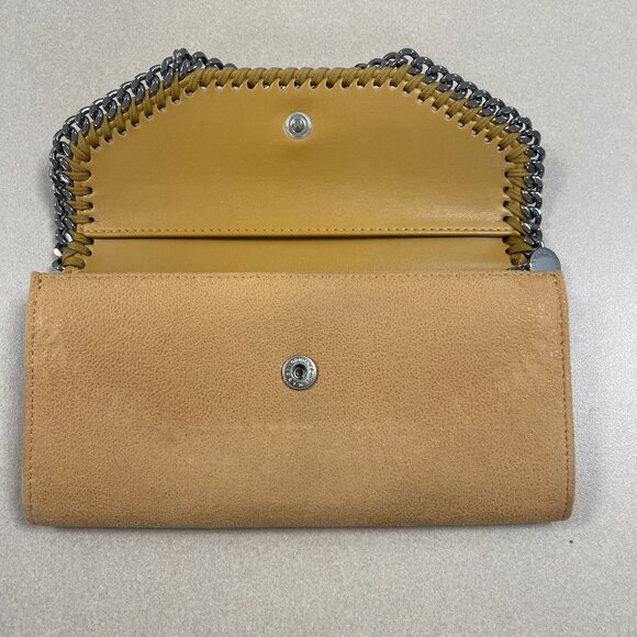 Stella McCartney Falabella Vegan Long Wallet - Yellow-Gold - Preowned - Picture 3 of 14